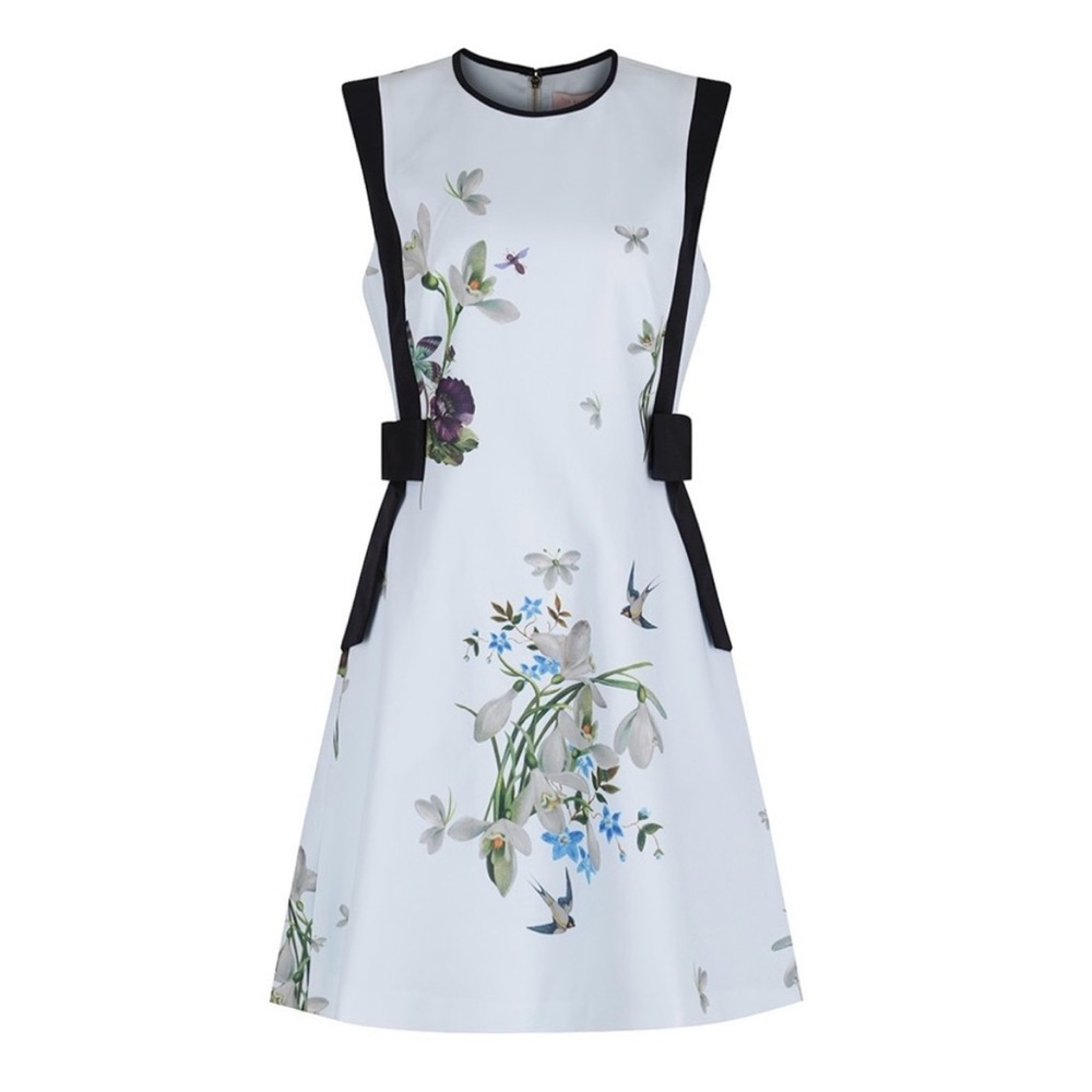 Ted Baker Sipnela Spring Meadow Bow Detail Dress